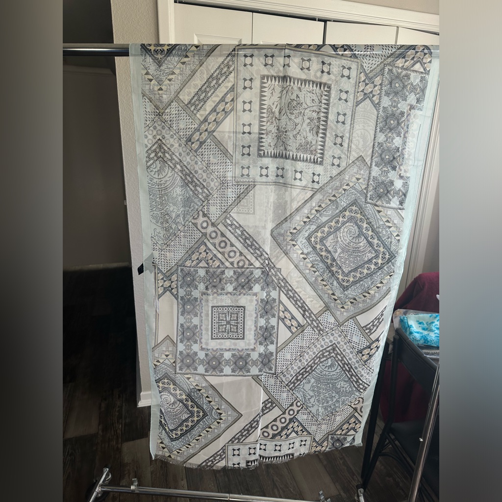 Nwt $455 Etro Scarf 100% Silk Geometric Paisley Prints Delhy 65*168cm Italy Made